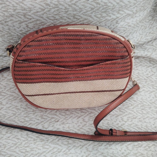 Parfois small bag used, beige and brown