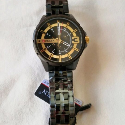 Curren men's watch new, black