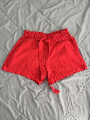 Esmara women's shorts, red, size M