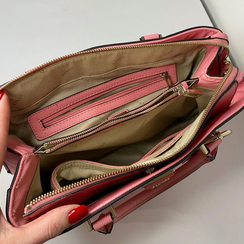 Guess handbag pink like new with crossbody strap