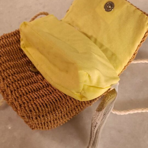 Mini straw bag