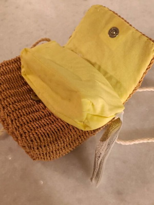 Mini straw bag