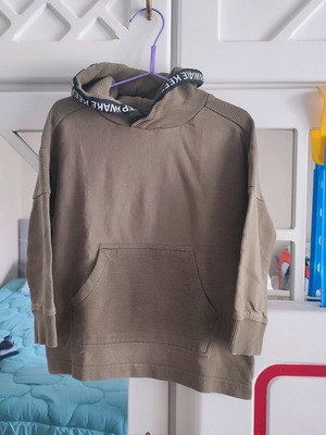 Zara Kids Sweatshirt no5 110cm used, olive with black details