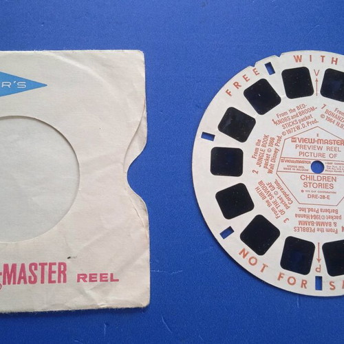 Vintage View-Master used, pack of 8 pieces