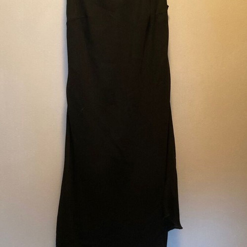 Black asymmetric dress size M like new