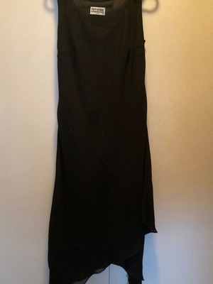 Black asymmetric dress size M like new