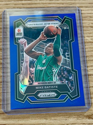 Numbered Card Mike Batiste Panathinaikos Panini Euroleague 2023-24 45/199