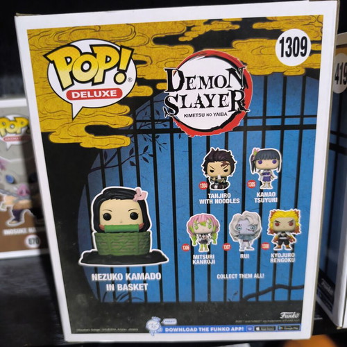 Demon Slayer Funko Pop! Nezuko Kamado in Basket Deluxe Special Edition like new