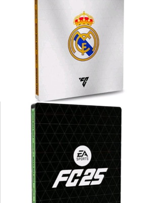 Σετ μεταλλικές θήκες EA Sports FC 25 και Real Madrid σφραγισμένες