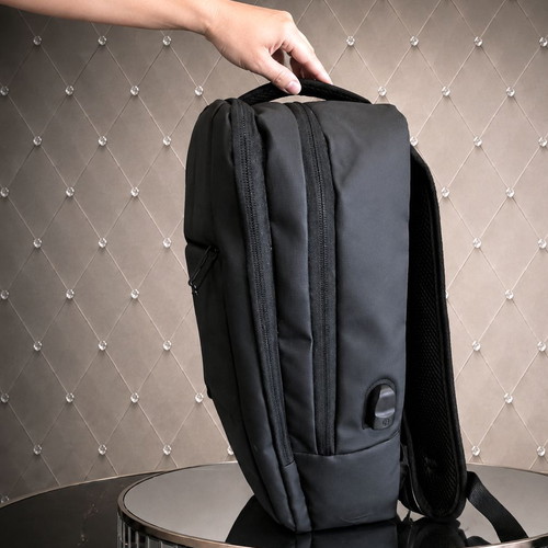 Backpack with USB port premium for laptop, new, business travel and office