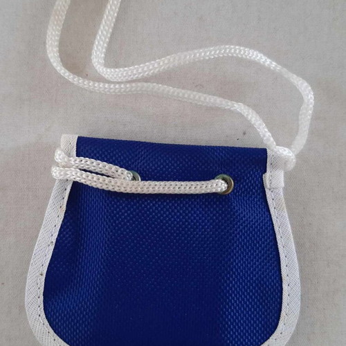 Set of two 1980s wallets-purses new, blue and gold