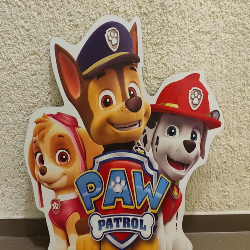 Paw Patrol wooden decorative figure 70cm like new