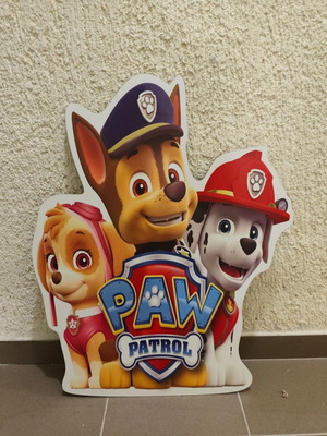 Paw Patrol wooden decorative figure 70cm like new