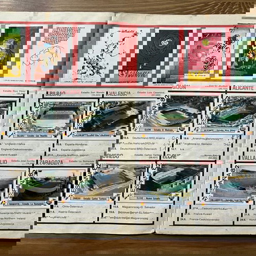 Άλμπουμ ESPANA 82 μεταχειρισμένο, 100% συμπληρωμένο