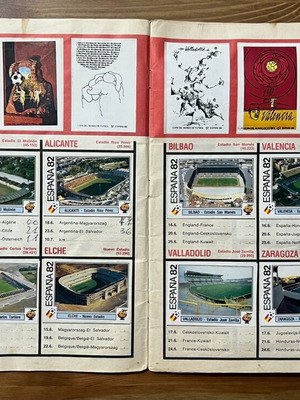 Άλμπουμ ESPANA 82 μεταχειρισμένο, 100% συμπληρωμένο