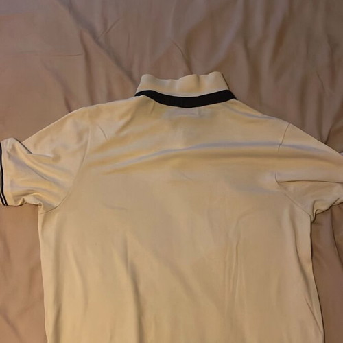 Lonsdale vintage white polo shirt, size large