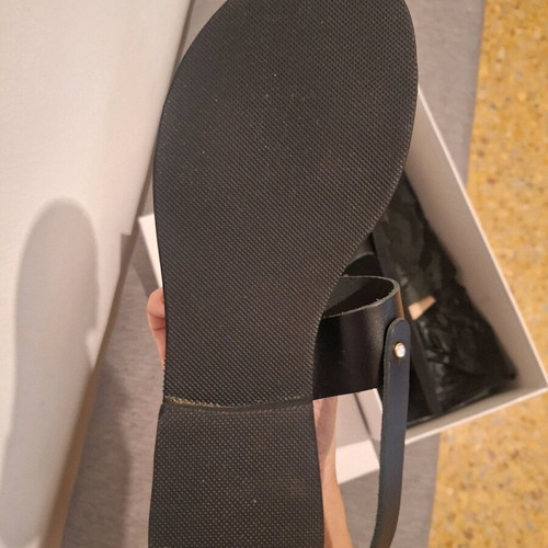 Alessandra Greek sandals black new size 37