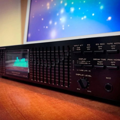 Marantz EQ551 graphic equalizer used, vintage 10-band stereo