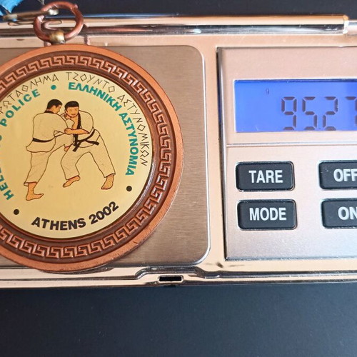 USPB Metal Medal 4th Balkan Police Judo Championship Athens 2002 like new