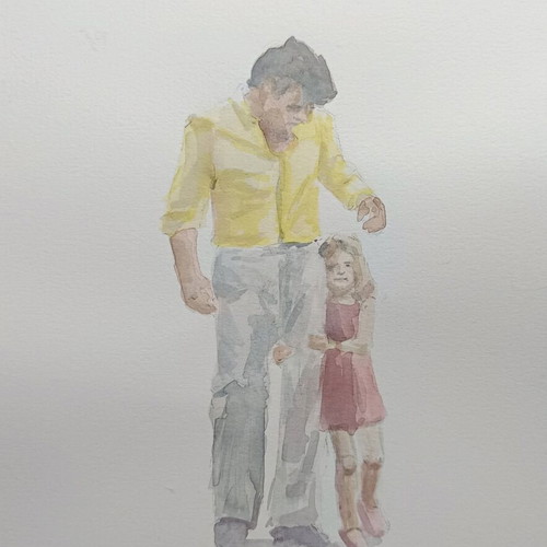 Watercolour Study on A4 Paper Made-to-Order