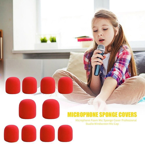 Microphone Windshield Sponge Red new