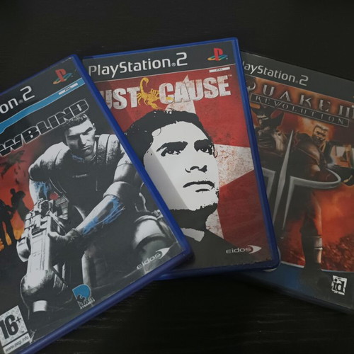 PlayStation 2 games bundle used, 3 titles including Just Cause
