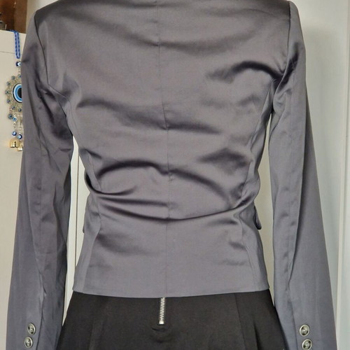 Ovs business satin jacket S like new, gray