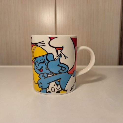 Smurfs Mini Mug collectible, vintage, new from p:os Germany