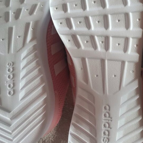 Adidas athletic shoes new, pink, size 40.5