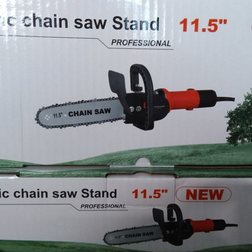Electric chainsaw blade stand 34 inches