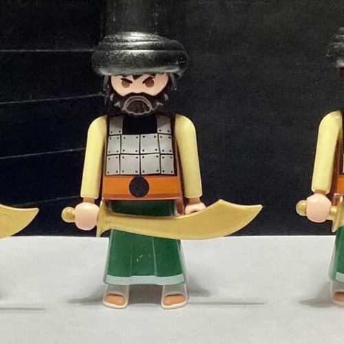 Playmobil 3 custom figures like new