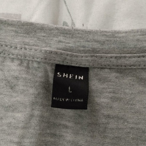 Men's long-sleeve gray shirt like new, size L