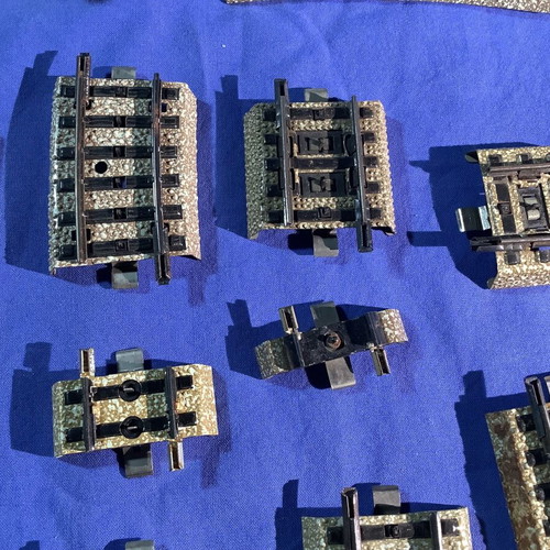 Marklin rails used, set of 14 pieces for model railroads