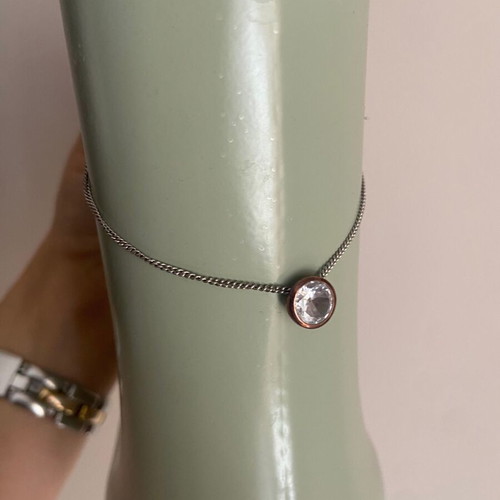 Ti Sento Milano necklace silver 925 with rose gold and zirconia like new
