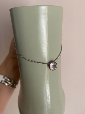 Ti Sento Milano necklace silver 925 with rose gold and zirconia like new