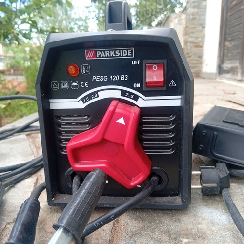 Parkside Welding Machine like new with mask and electrodes up to 2.5mm, 100A