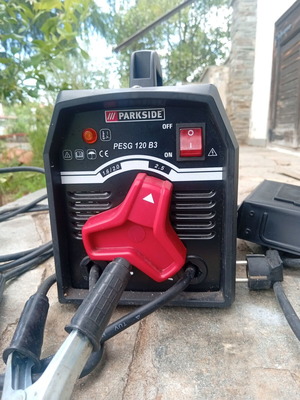 Parkside Welding Machine like new with mask and electrodes up to 2.5mm, 100A