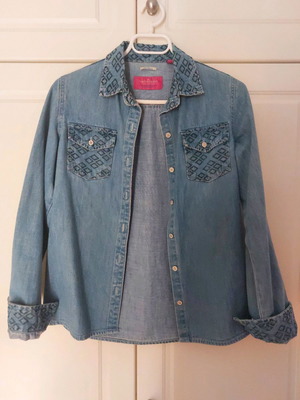 Funky Buddha denim shirt used, size S