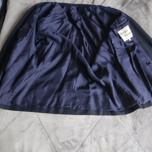 Sergio Bacutti men's jacket used, size 48, blue