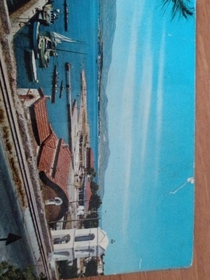 Volos postcard used, view towards N.O.V