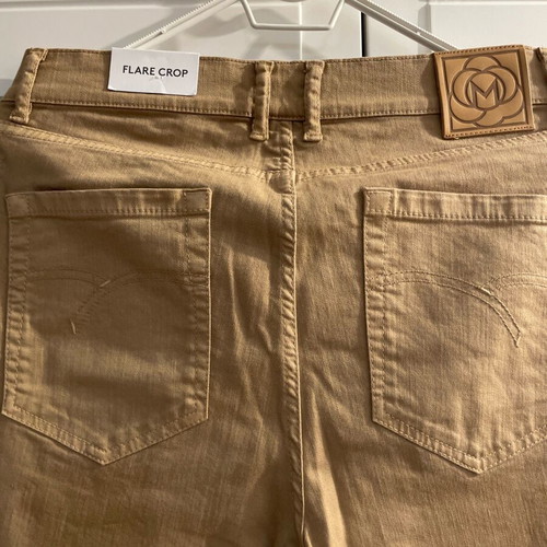 Flare Crop Marella Sport pants new, beige brown, size L