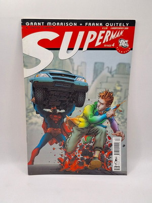 All Star Superman #4 comic book used, Greek edition