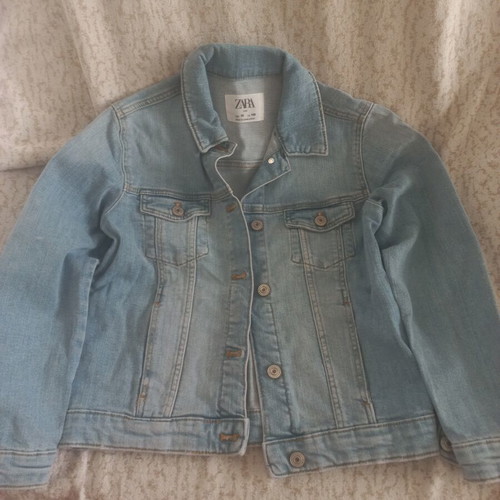 Zara jean jacket for boy like new, size 140 cm, blue