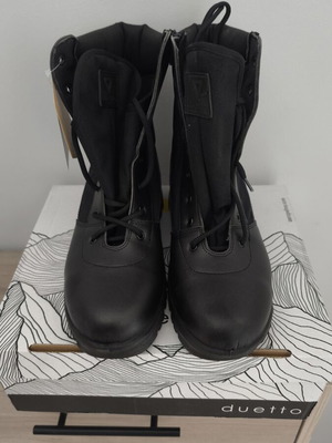 Duetto boots waterproof with zipper, new, size 44, black