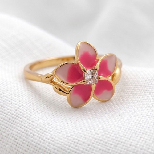 Pandora Disney Moana ring with flower, size 7/54, new