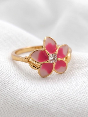 Pandora Disney Moana ring with flower, size 7/54, new