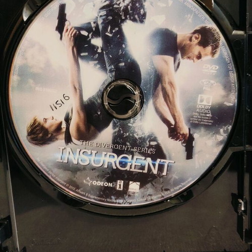 The Divergent Series Trilogy DVD used with Greek subtitles