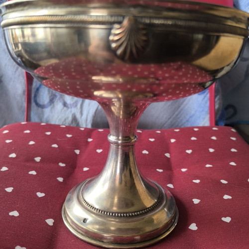 Silver-plated bowl fruit bowl like new with stamp