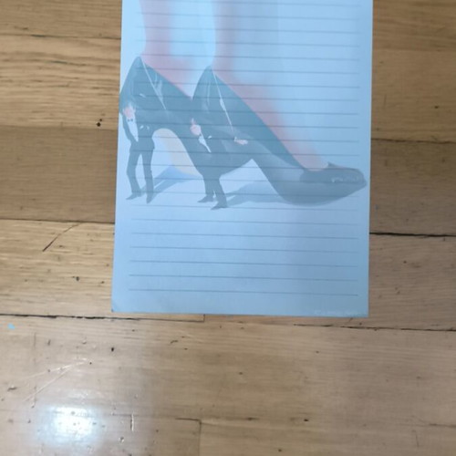 Letter paper used, single sheet