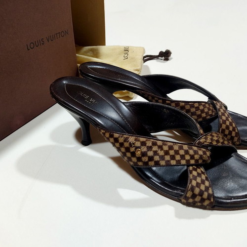 Louis Vuitton Mule used size 40.5 brown